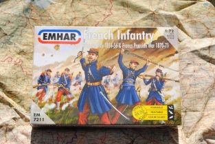 EMHAR EM7211 FRENCH INFANTRY 1854-56 & 1870-71